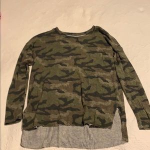 Camo sweater